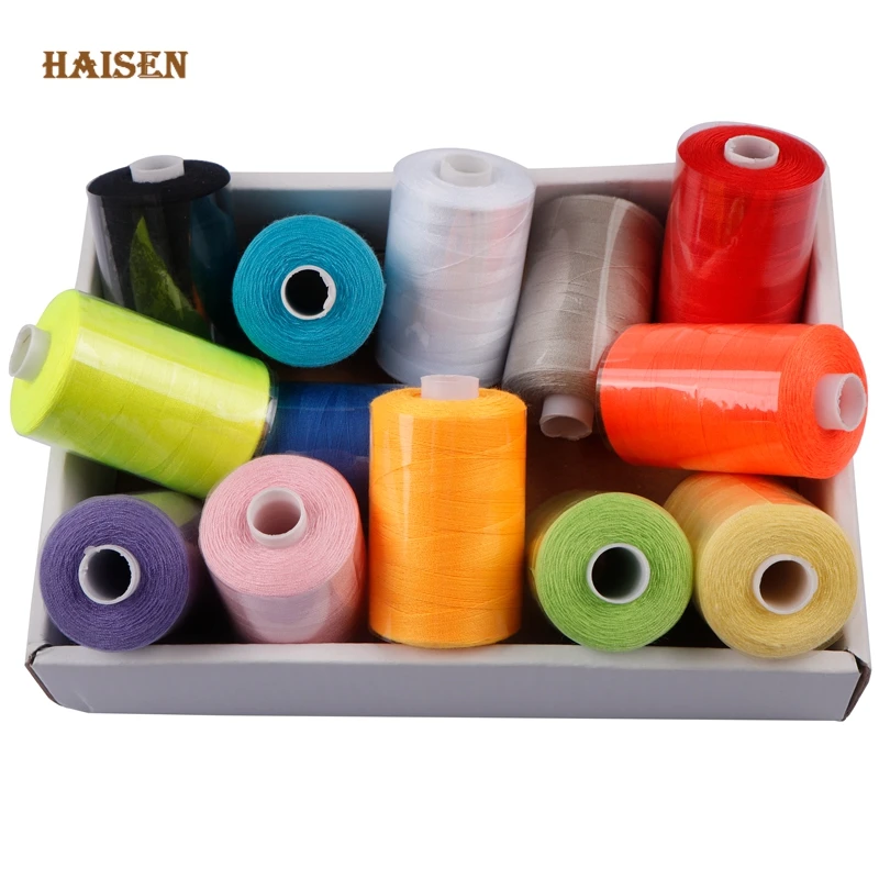 Multicolour 203 High Quality Polyester Thread 300 Meter/Coil,For DIY Quilting,Needlework&Household Sewing Machine10 Spools/Set