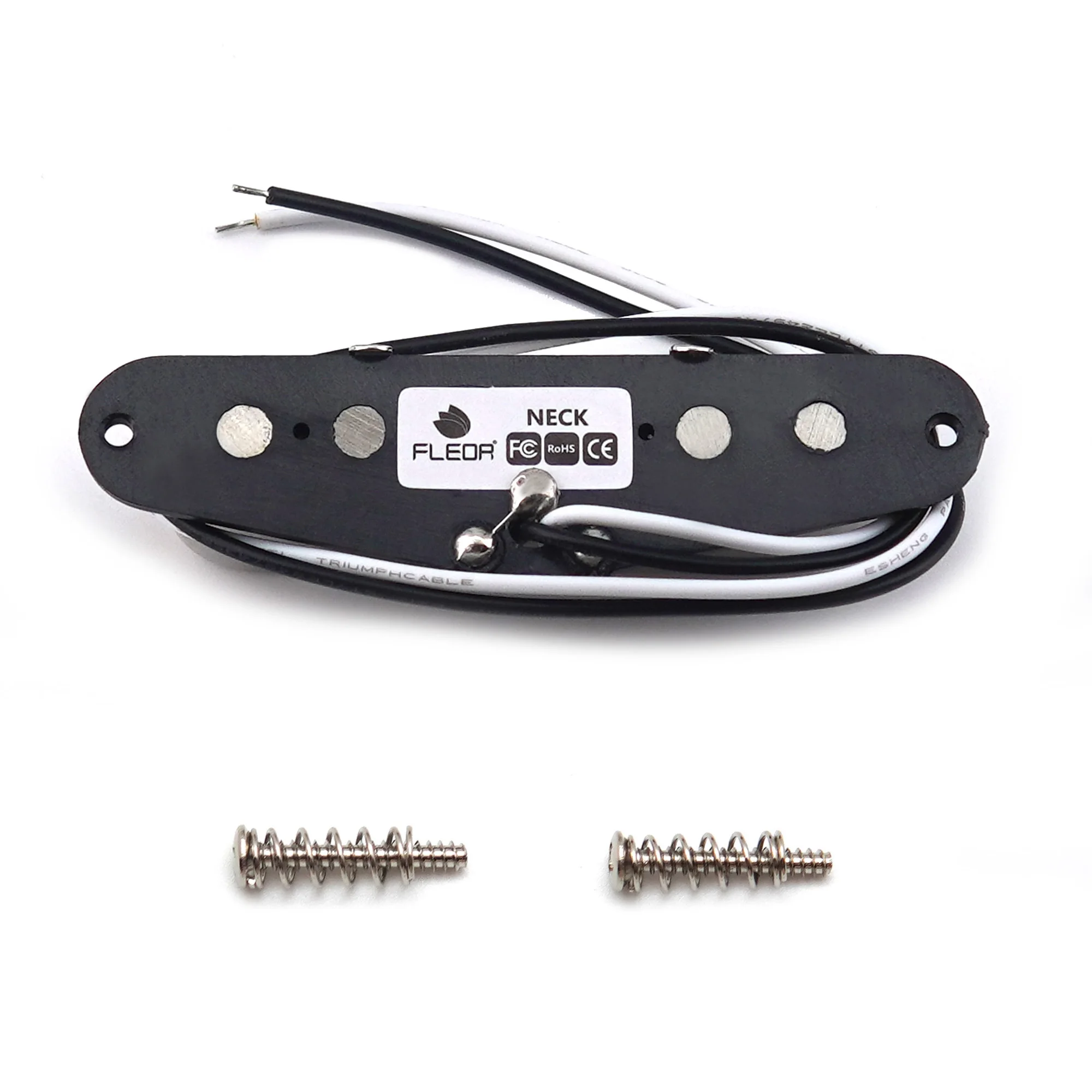 FLEOR Alnico 5 E-Gitarren-Hals-Tonabnehmer Single-Coil-Tonabnehmer Nickel für FD TL Style Gitarrenteile – Detail 3