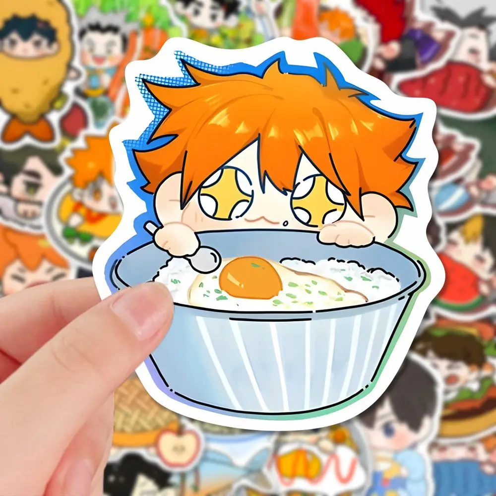 

Новые милые стикеры Kawaii Haikyuu с Хинатой Шойо, аниме-мультяшные, креативные аксессуары, декоративные наклейки для ноутбуков и чехлов для телефонов, подарки для творчества своими руками