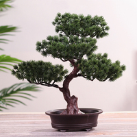 Artificial Home Simulation Pine Tree Potted Plant Office DIY Decorative Bonsai