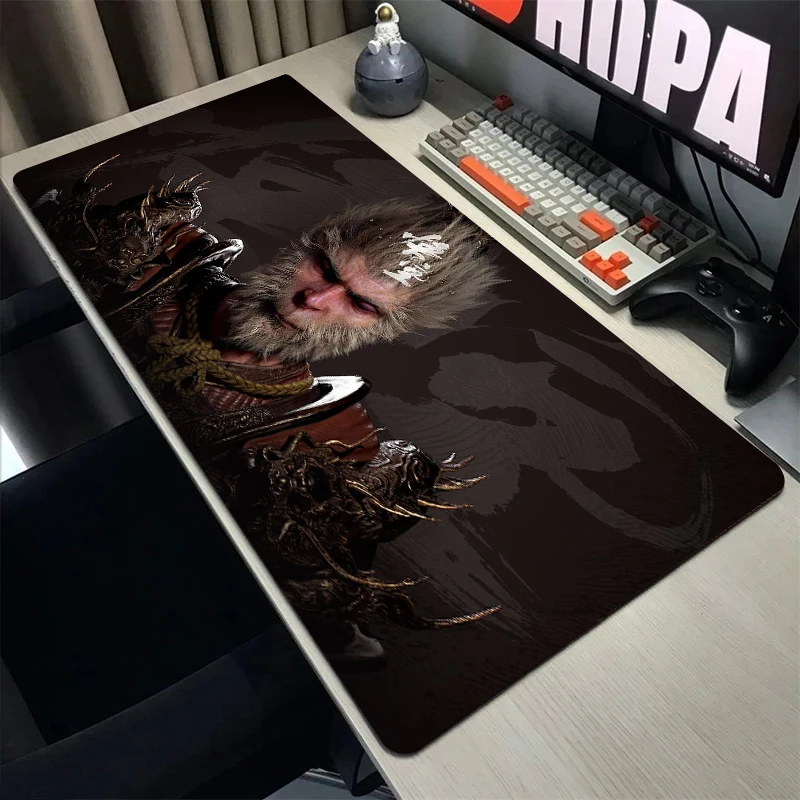 ブラックミス ウーコン マウスパッド ゲーミングPCアクセサリー カーペット マウスパッド オフィス マット マウスパッド 900x400 ゲーマー デスク コンピューターテーブル ラグ