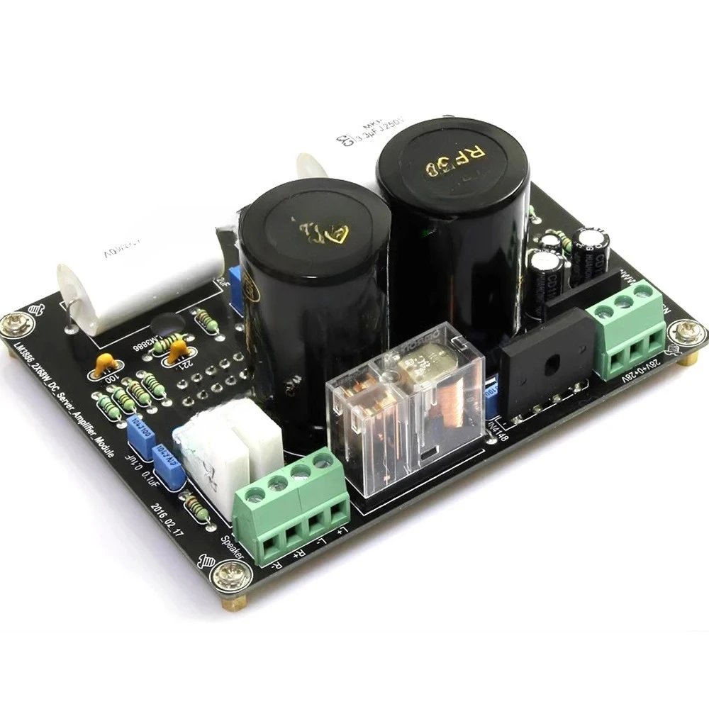 Adapted for LM3886 2x68W DC Current Dynamic Amplifier Board AC Dual 26-28V