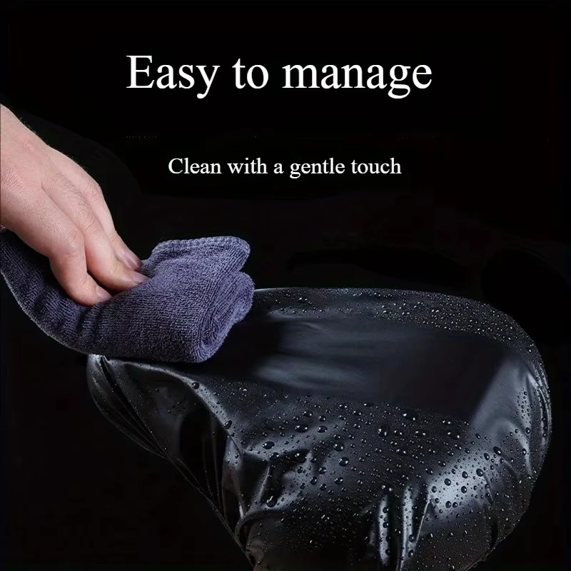 Waterproof Bike Seat Cover Rain Cover For Bicycle Saddle Elastic Dust And Rain Resistant Uv Protector Outdoor Bike Accessories image 3