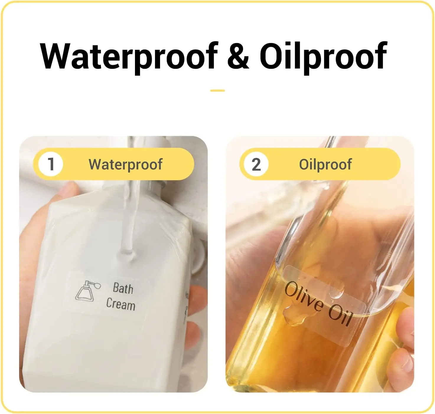 Niimbot D101 Transparent Label Printing Paper Clear Waterproof Name Sticker Self-adhesive Sticker Kindergarten Book Pencil