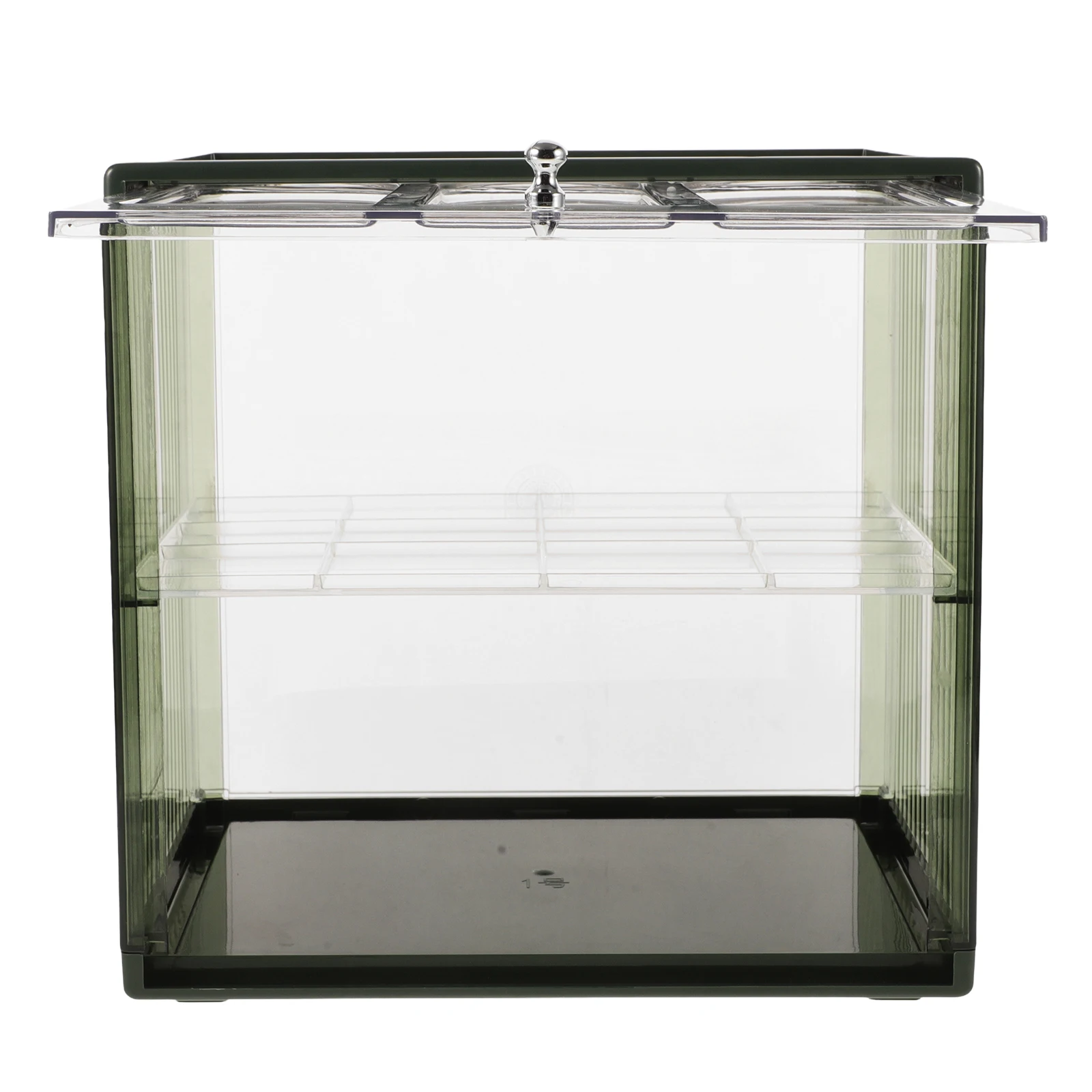 

Airtight Double Layer Bread Box Clear Organizer for Kitchen Countertop Large Capacity Storage Container Bread Keeper