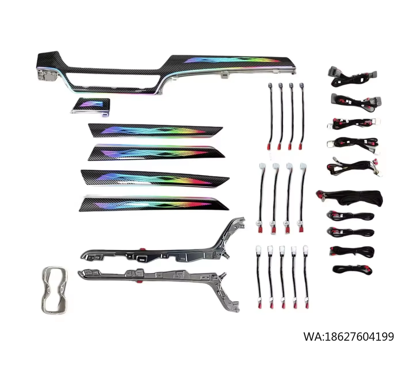 

Car Lighting System 2018-2022 Multicolor APP Control Chasing Ambient Lighting Kit for