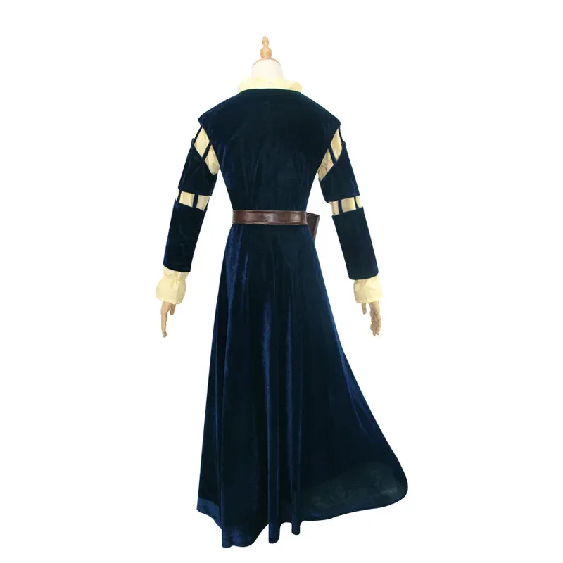 Movie Brave legend Cosplay Merida Princess Dress Wig Top Full Set Outfit Adult Women's Halloween Carnival Party Costume