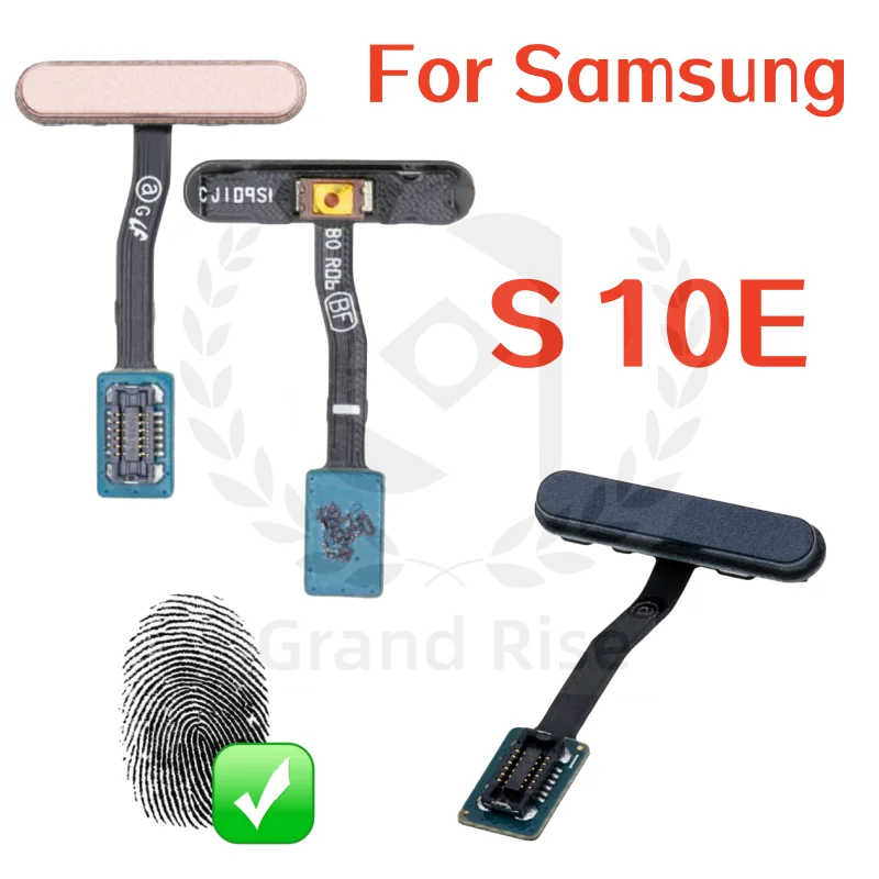 

Для Samsung Galaxy S10E задняя кнопка Touch ID сканер пальцев датчик отпечатков пальцев гибкий кабель