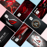 ASUS ROG Republic Of Gamers Anime Cartoon Sticker Film Skin For Credit Card Debit Bank Bus Card