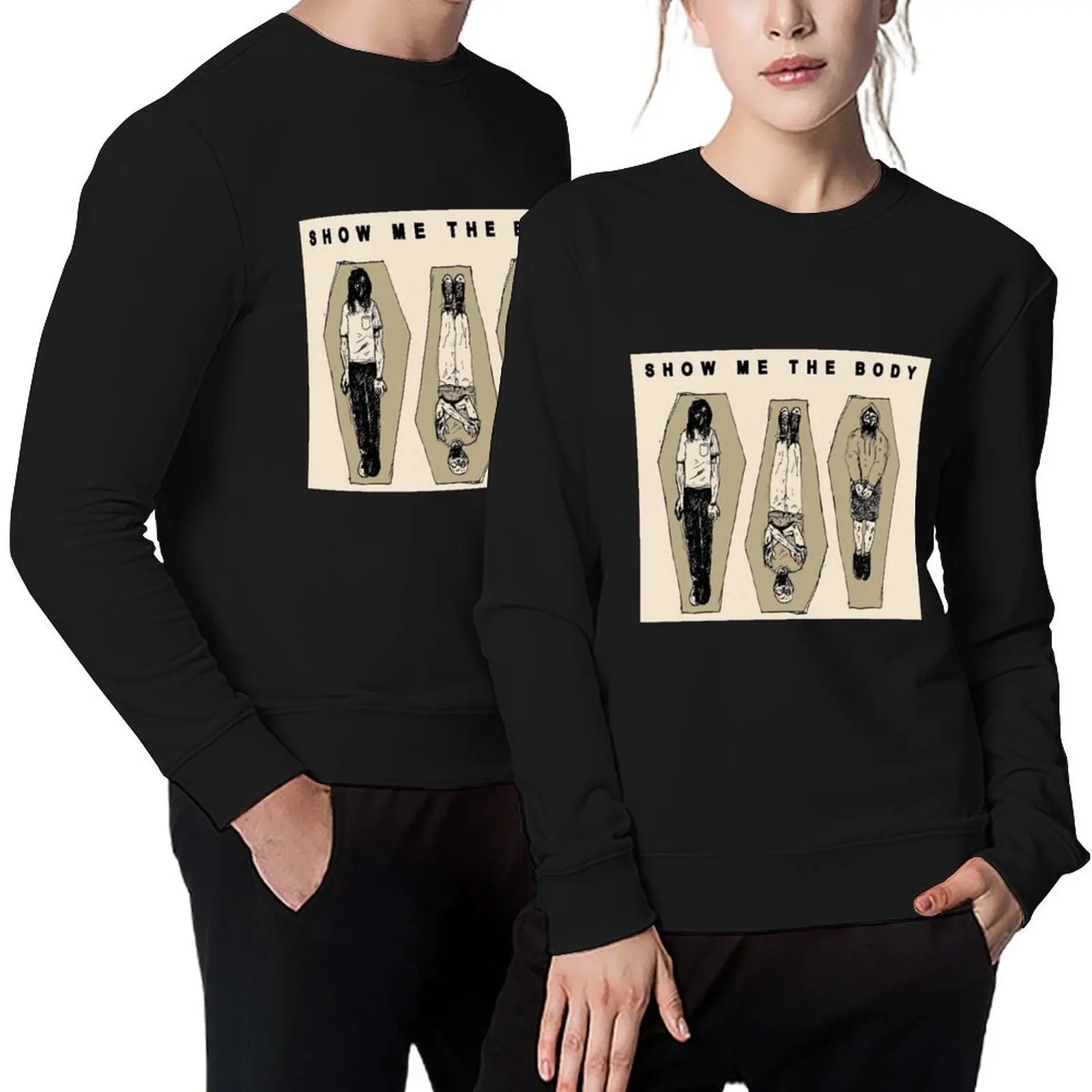 

Show me the body member rock Pullover anime clothing clothes for men mens clothes men's coat sports sweatshirt man