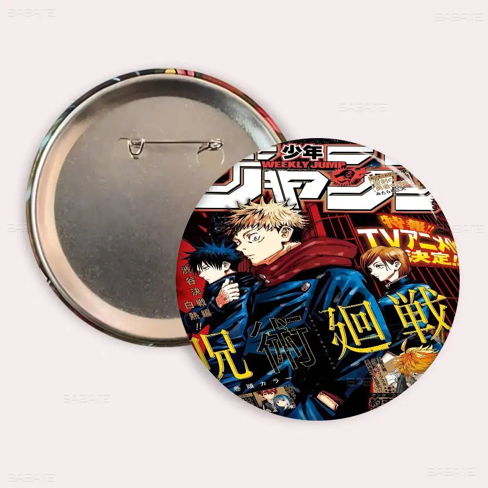 J-Jujutsu K-Kaisen أنيمي جديد دبابيس لينة زر دبوس مضحك سخيف Gnarpy على لوح التزلج ميمي شارة ألعاب جمع الهدايا #2