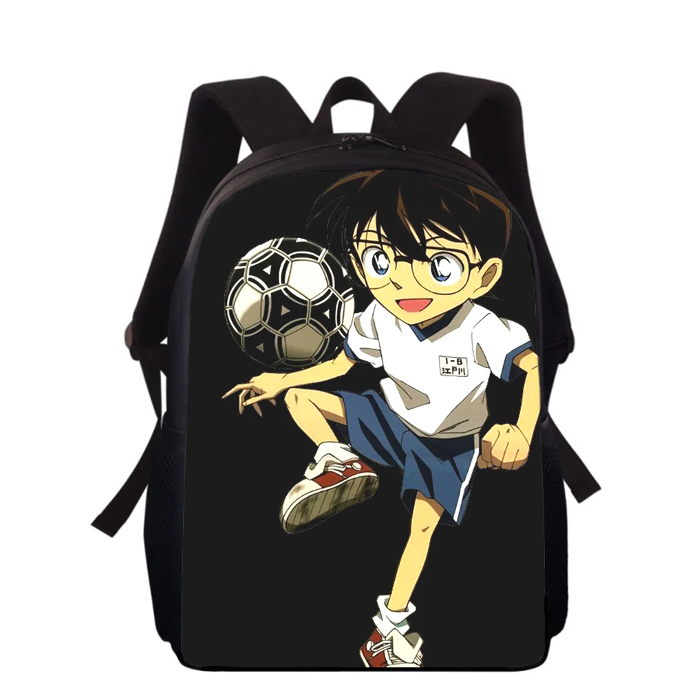 Detective Conan Anime 16 "3d Print Kinderen Rugzak Basisschool Tassen Voor Jongens Meisjes Terug Pak Studenten Schoolboekentassen