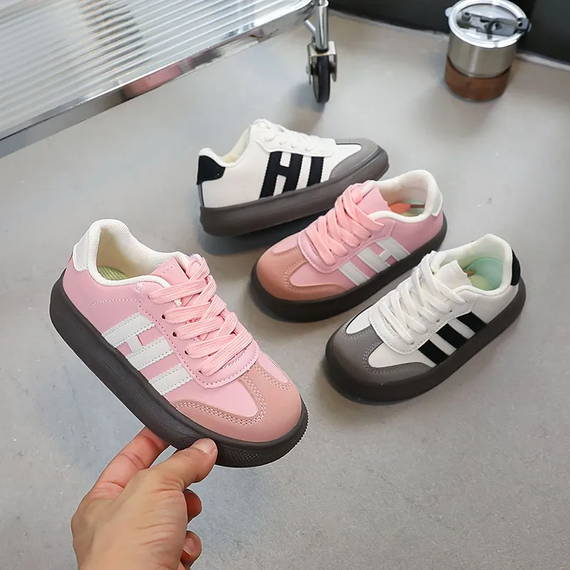 Boys And Girls Canvas Shoes Children's School Performance Shoes Babys Children Biscuit Bottom Breathable Kids Fashion Shoes