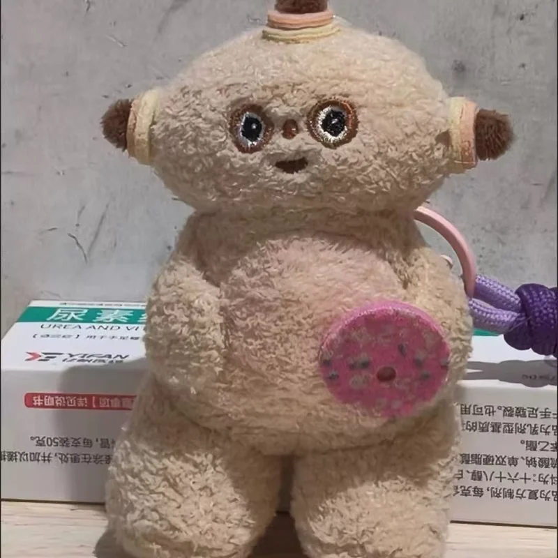 12Cm In The Night Garden Makka Pakka Soft Plush Filling Doll Keychain Backpack Zipper Hanging Ornament Friend Christmas Gift - view 3