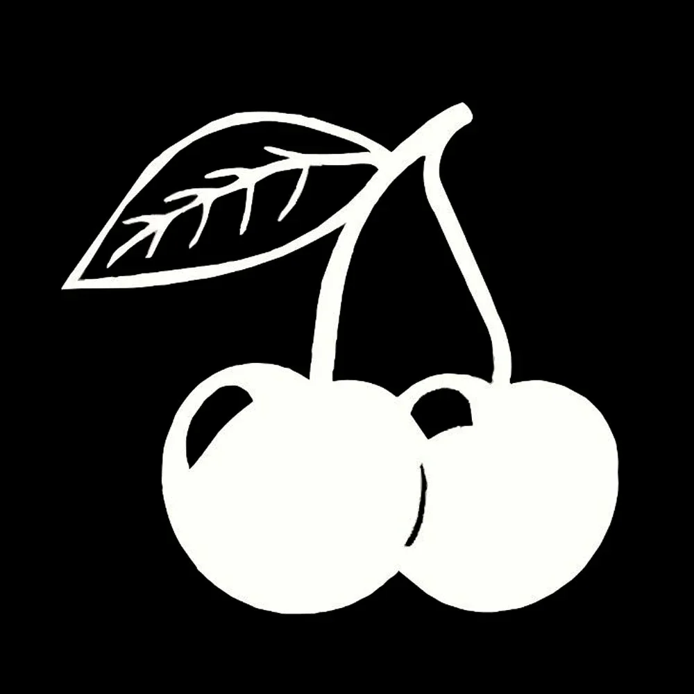 Car Sticker Cherry Pattern Cute, Decoration Exterior Parts Accessories Personality, Stylish, Vehicle Supplies Custom Stickers