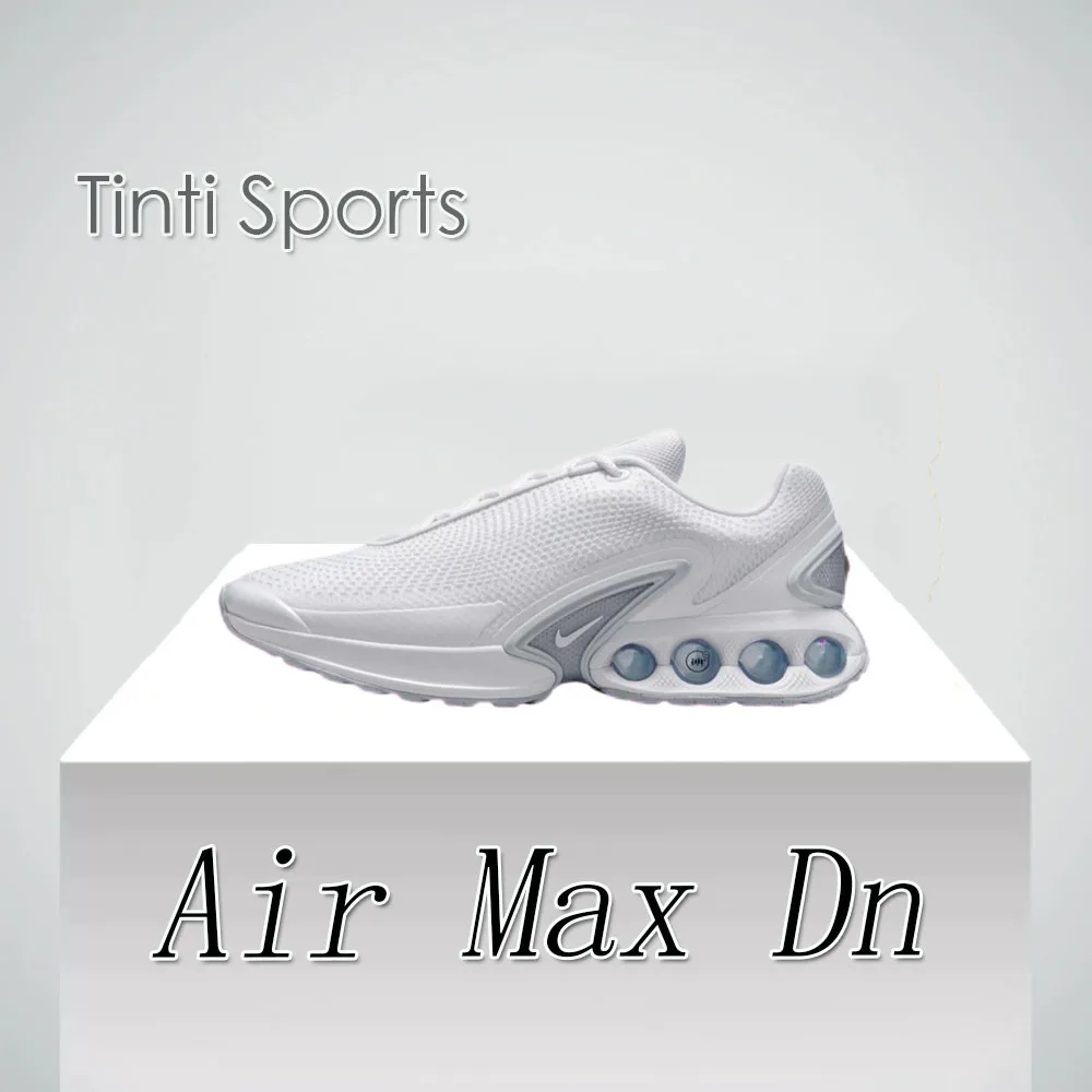 Nike Air Max Dn Low Men's and Women's Sneakers Classic Fashion Casual Shoes Cushioning and wear resistance comfortable white