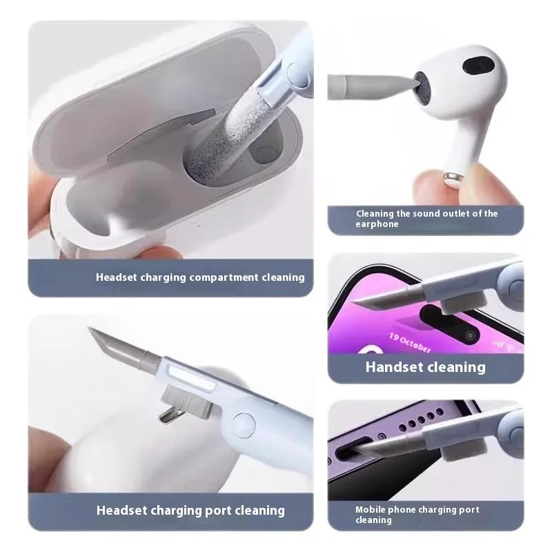 Picture 6: 7-In-1 Computer Cleaning Kit - Soft Bristle Brush For Mechanical Keyboard, Dust Removal Tools For Pc/Laptop, Electronics Mainten