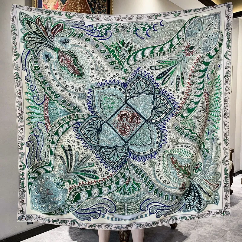 

Winter Warm Scarf Women Large Shawls Hand Rolled Bandanas Wool Silk Scarves Wraps Big Bandanas Neck Clothing Accessories