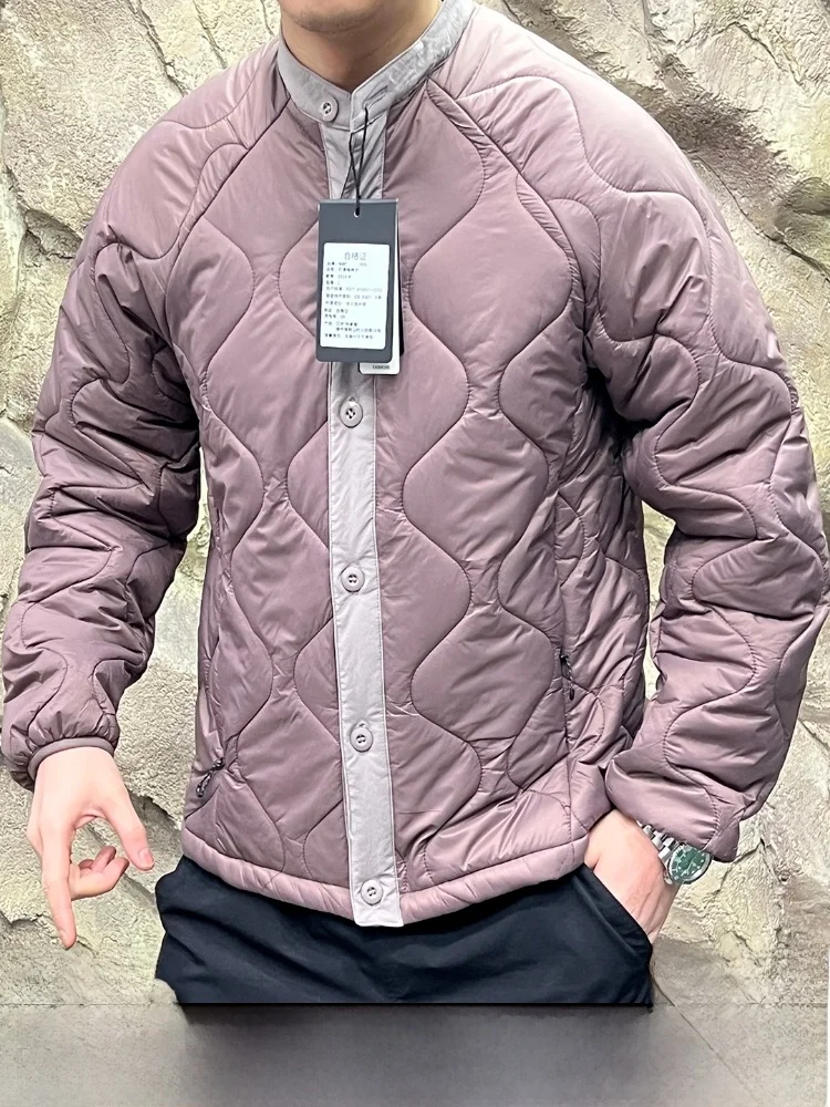 

Мужской уличный повседневный теплый хлопковый жилет с защитой от царапин, износостойкий водонепроницаемый хлопковый жилет в стиле ретро