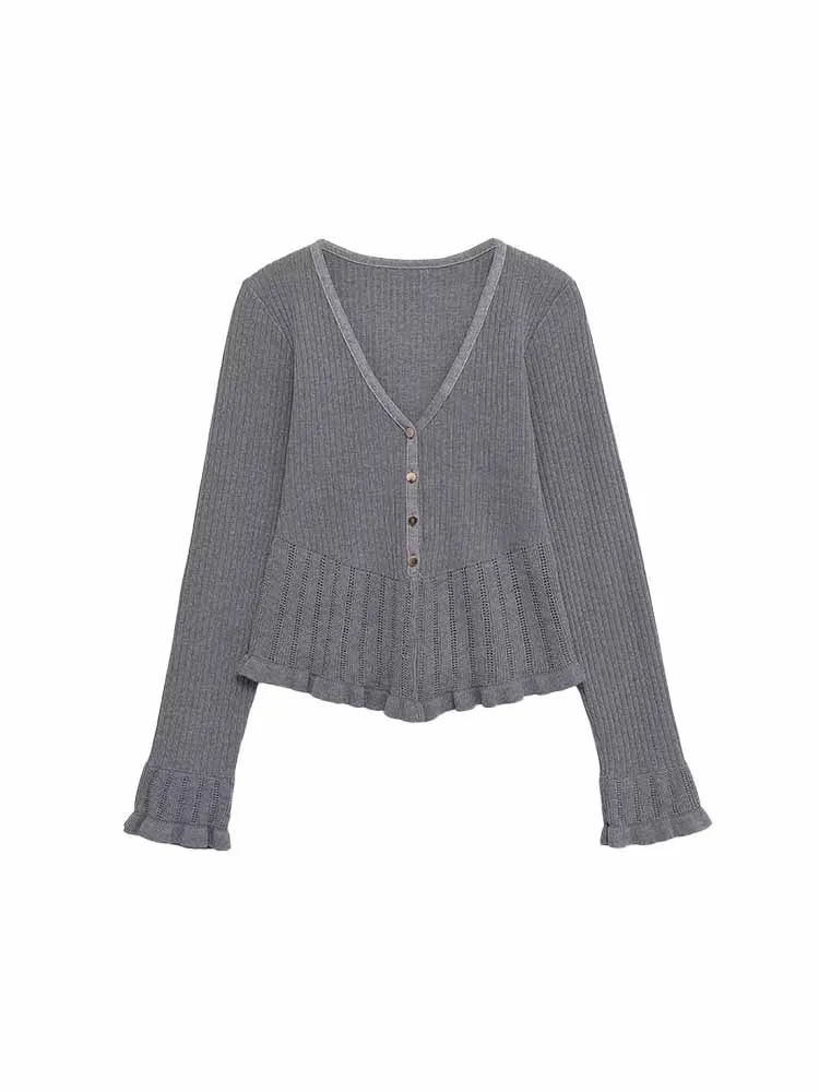 HH امرأة الربيع طويلة الأكمام واحدة الصدر الطبقات الديكور الخامس طوق سترة الإناث تنوعا التنقل سترة مشغولة من الصوف #5