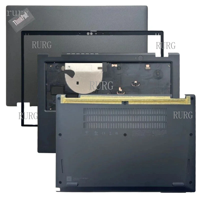 R+ Brand new, compatible with FOR Lenovo ThinkPad L13 Yoga Gen 4: LCD back cover + bezel, palm rest, and bottom protective shell