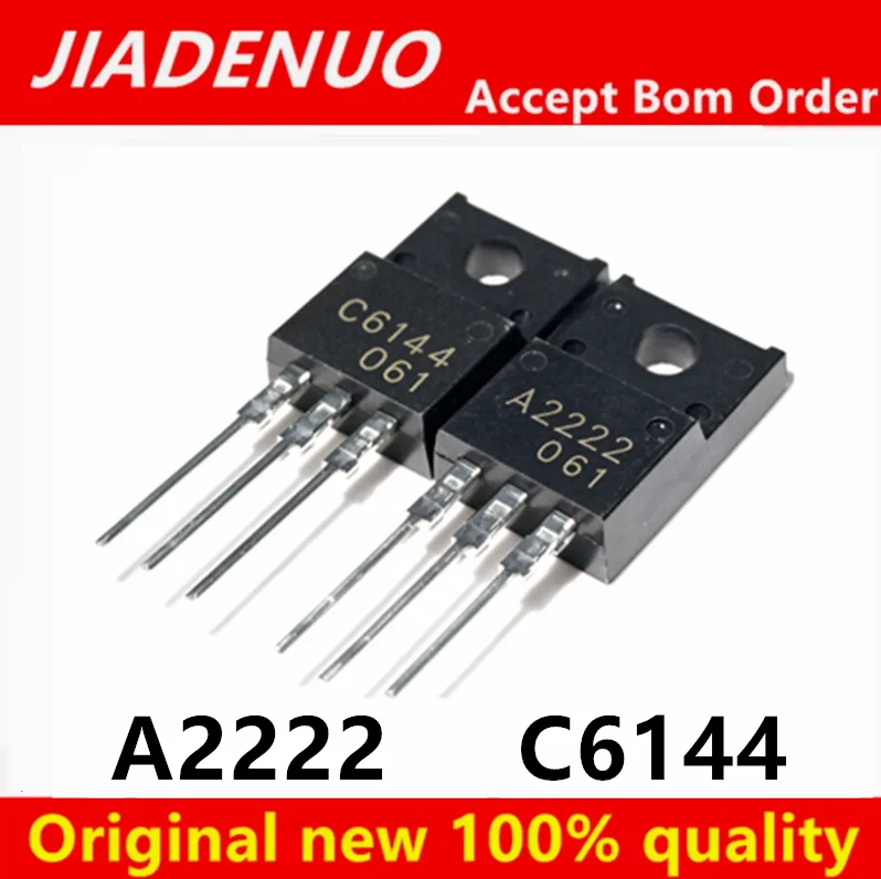 (10piece)100% New 2SC6144 2SA2222 A2222 C6144 TO-220 Chipset