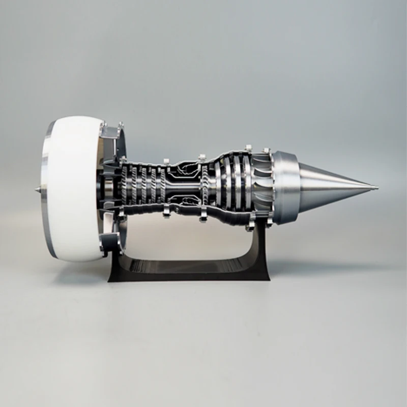 TRENT900 Turbojet Turbofan Engine Model Toy Plastic 3D Printing Technology Can Be Used As A Collection Gifts for Boys and Girls