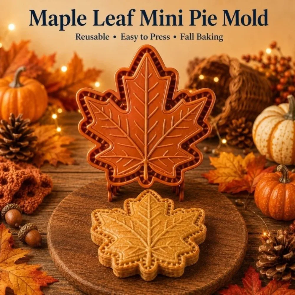 Hand DIY Plastic Mini Pie Molds Sled Bell Penguin Red Pie Mold Collection Durable Non-Stick Holiday Cookie Molds For Baking