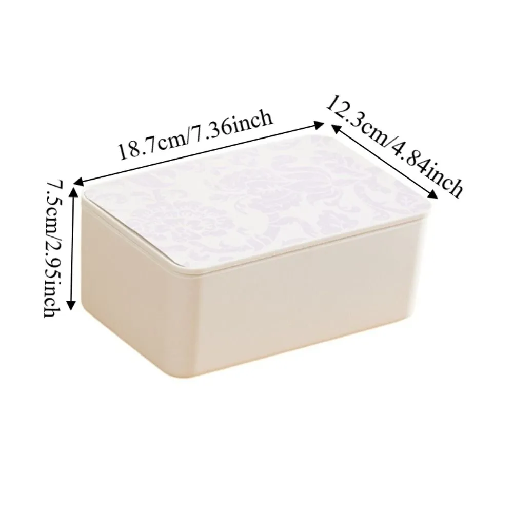 With Lid Wet Wipes Storage Box Pull-out Dust-proof Tissue Dispenser Space Saving Large Opening Sealed Wet Tissue Case Desktop view 6