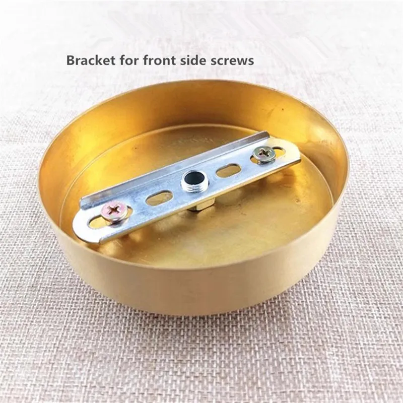 100% Brass Pendant fixed panel wall lamp Base circular brass ceiling plate high quality all copper canopy lighting accessories