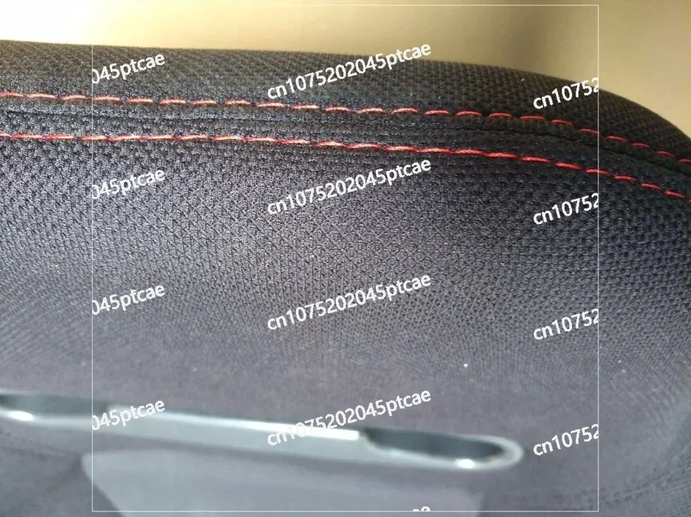 Seat -Adjustable Cloth Black Fabric With Single Slider Upholstery Sports Racing