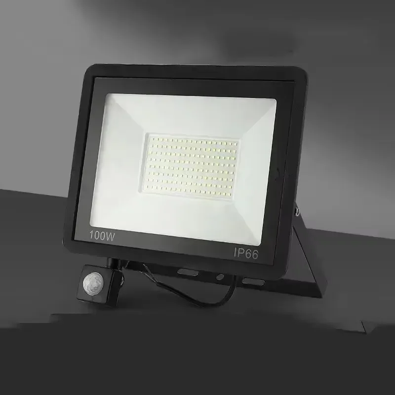 Reflector LED con Sensor de movimiento PIR, foco Led para exteriores, 10W, 20W, 30W, 50W, 100W, IP66, impermeable, iluminación de jardín para exteriores, farola