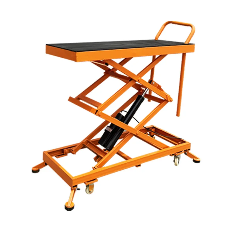 

Electric hydraulic stool foldable small portable mobile lifting platform decoration tile plastering flatbed truck