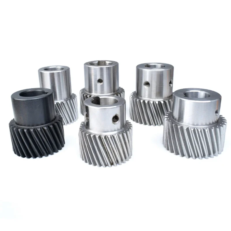 CNC engraving machine motor reducer 20/25/30/40 gear straight helical gear 1.25 /1.5 mode gear rack and pinion