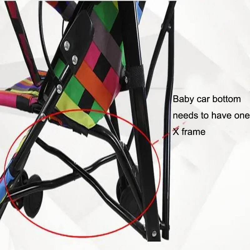 1Pc Portable Stroller Bottom Basket Storage Bag Baby Stroller Storage Basket Universal Shopping Bottom Basket Accessories