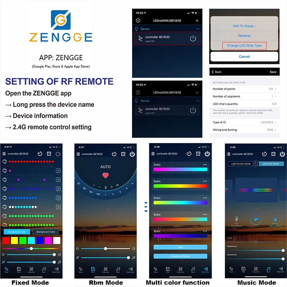 WS2812 3 مللي متر 240LED بلوتوث الذكية RGB COB قطاع تحكم APP التحكم 720 المصابيح/م أوضاع الموسيقى المنشطة الصوت تشغيل 5 فولت COB 240D