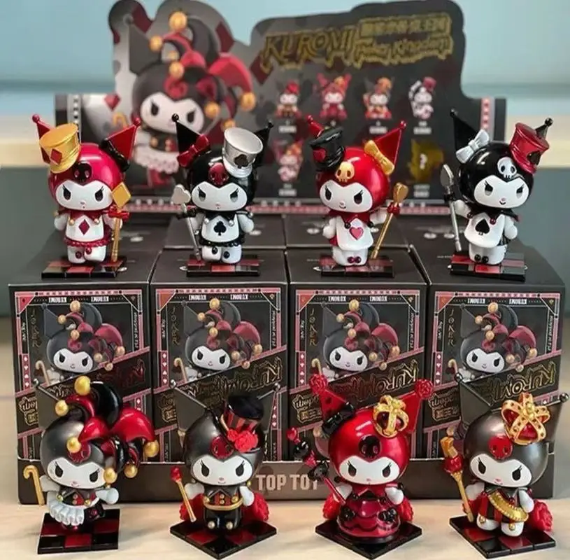 

Sanrio Kuromi Blind Box Poker Kingdom Series - Decorative Figures & Ornaments, Trendy Collectible Gifts for Kids and Girls