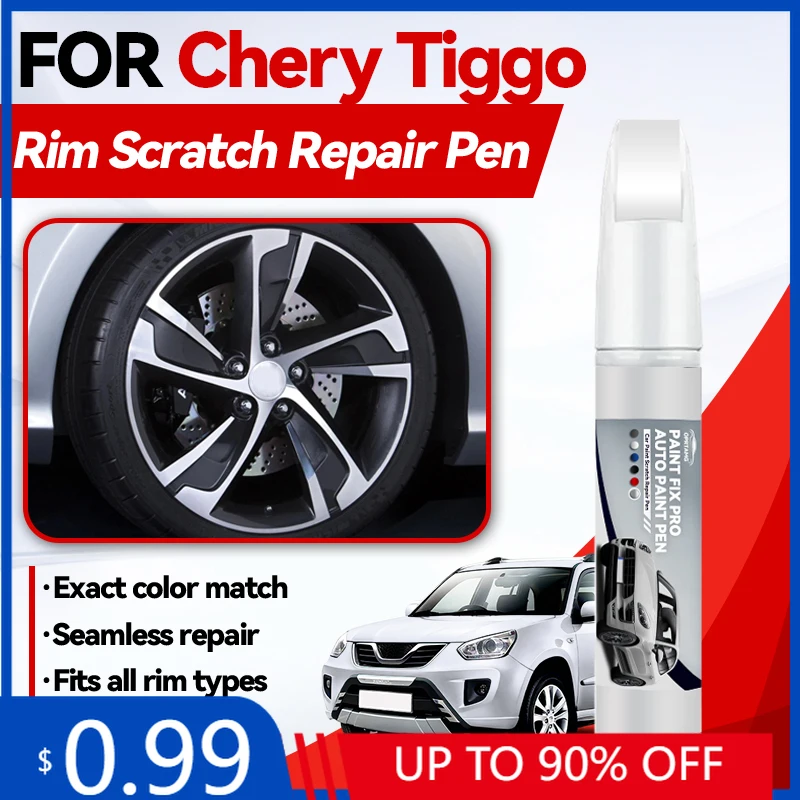 

Карандаш для подкраски колесных дисков, эксклюзивно для Chery Tiggo 1990-2026, средство для ремонта краски, удаления царапин, автоаксессуар