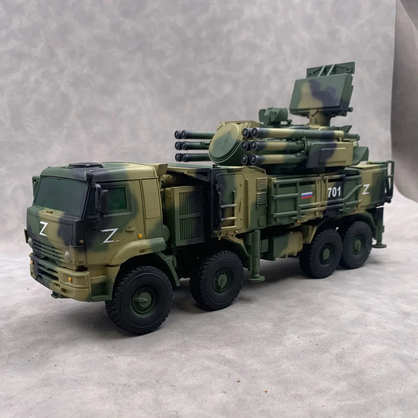 1/35 Russian Panzer S1 air defense missile (over 30 cm), SLA Printing Hand-Colored Finished Model Decorative Ornament