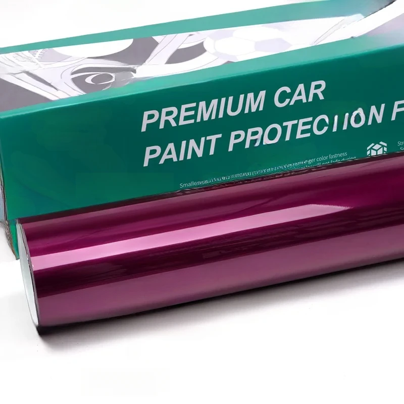High Quality Berry Violet Metallic PET Self Adhesive Car Wrap Vinyl Film