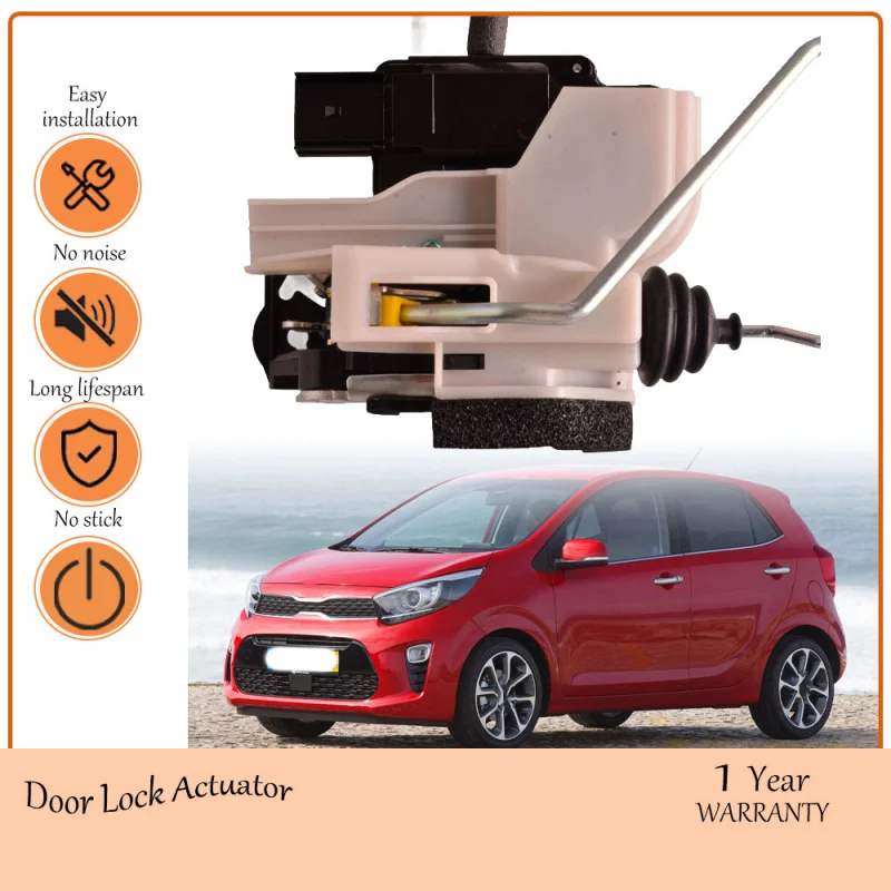 Front Rear Left Right Car Door Lock Actuator Latch Fit for Kia Picanto Morning 2011-2017,oem 81310-1Y030,813201Y030,814101Y020
