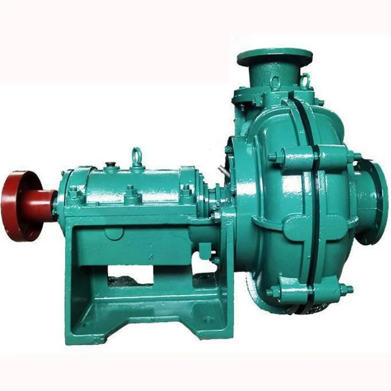 ZJ type horizontal slurry pump Wear resistant sludge pump used to transport mud and ore