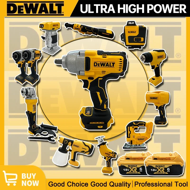 

Бесщеточный электрический гайковерт Dewalt DCF892, многофункциональный электроинструмент, беспроводная угловая шлифовальная машина, резак, полировщик, воздушный насос, термофен