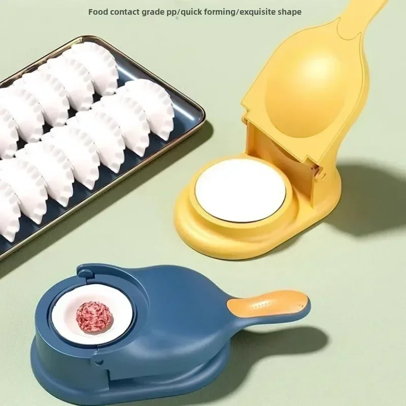 Dumpling Making Tool, Small Rolling and Pressing Dumpling Skin Machine, Mold Integrated Machine, Skin Pressing Device lijiao