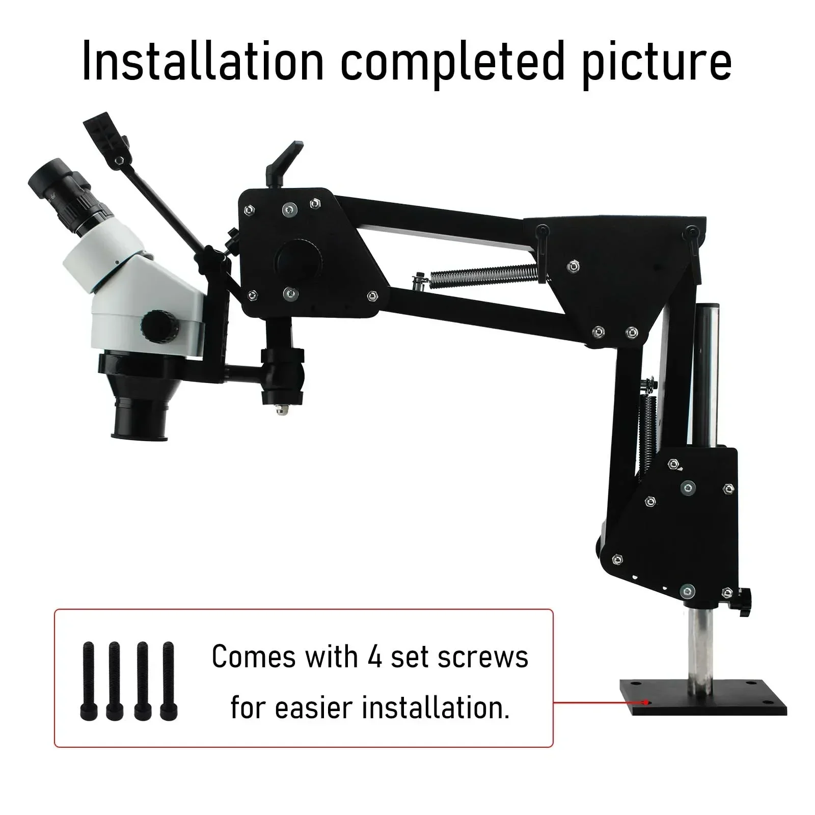 Hot SalesMicroscopio De Microajuste Multidireccional Con Espejo Con Incrustaciones Y Soporte Resorte, Herramienta Perfecta Para