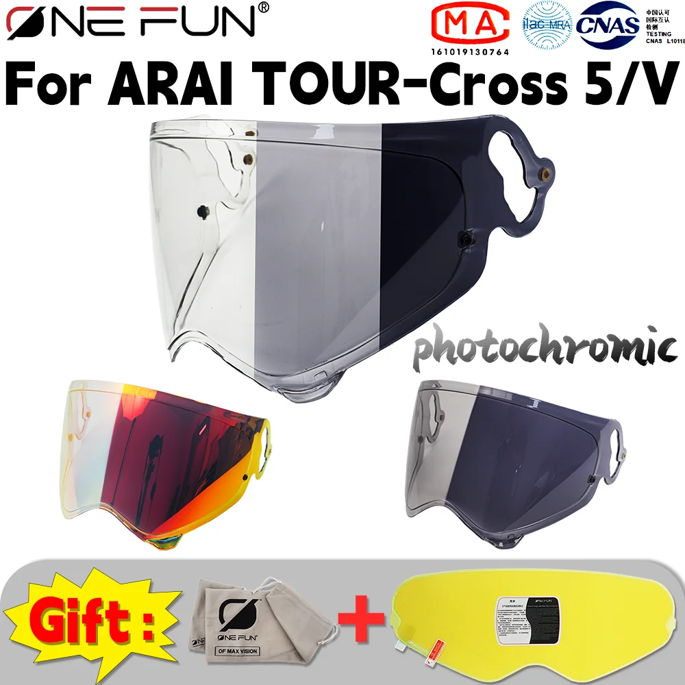 

Photochromic Helmet visor for Ar and ai Tour-Cross V/5 Tour-X5 VAS-A MAX-V TX5 XD-5 TC5 Replacement,Scratch-resistant