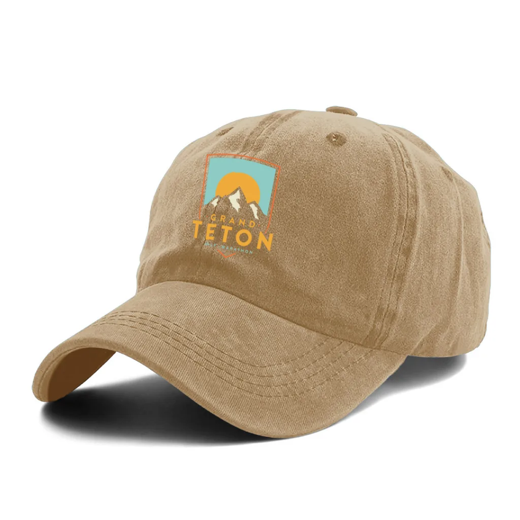 

Grand Teton National Fashion Baseball Cap Outdoor Caps Sunscreen Hat Hip Hop Tide Snapback Hats Adjustable Cowboy