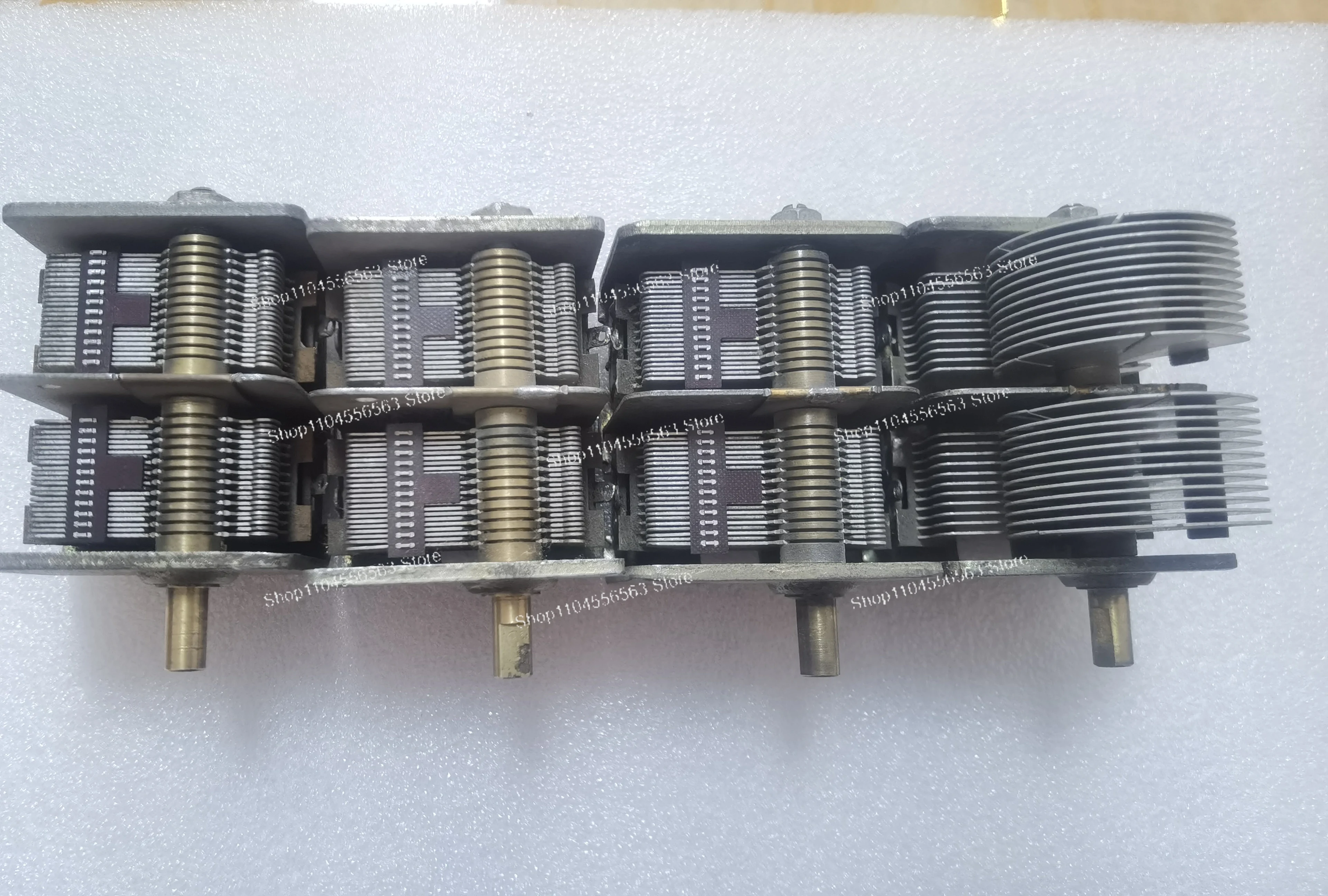 Air Variable Capacitor CB-2-365 Dual Section 365pF for Radio Amateur HF Antenna Tuner and Transmitter