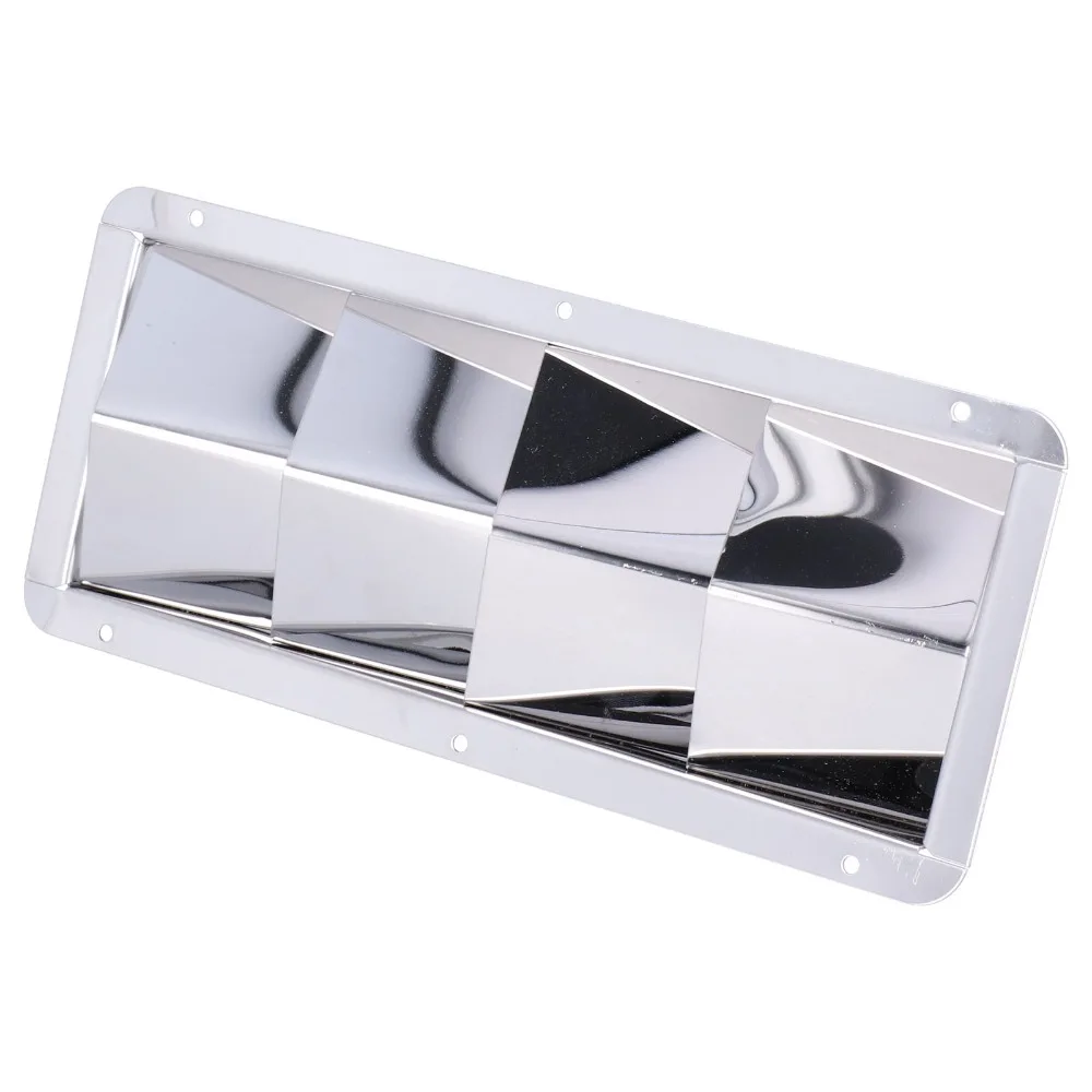 304 Stainless Steel Marine Louver Vent Vent Cover Square Grid Boat Louvered Vent Grid Cover Grille Ventilators Boat Application
