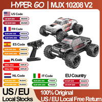MJX 10208 V2 RC Car 4WD 1/10 Hyper Go 60KM/H 80KM/H Brushless Off-Road Vehicle 2.4G Remote Control Drift Monster Truck RC Toys